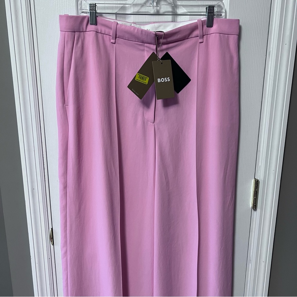 Hugo Boss Tikela Wide Leg High Rise Trousers Size 14 $348 - Picture 6 of 9